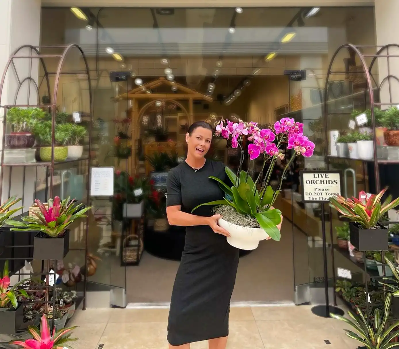 Alicia Winegar, owner of The Orchid Lady, Sarasota